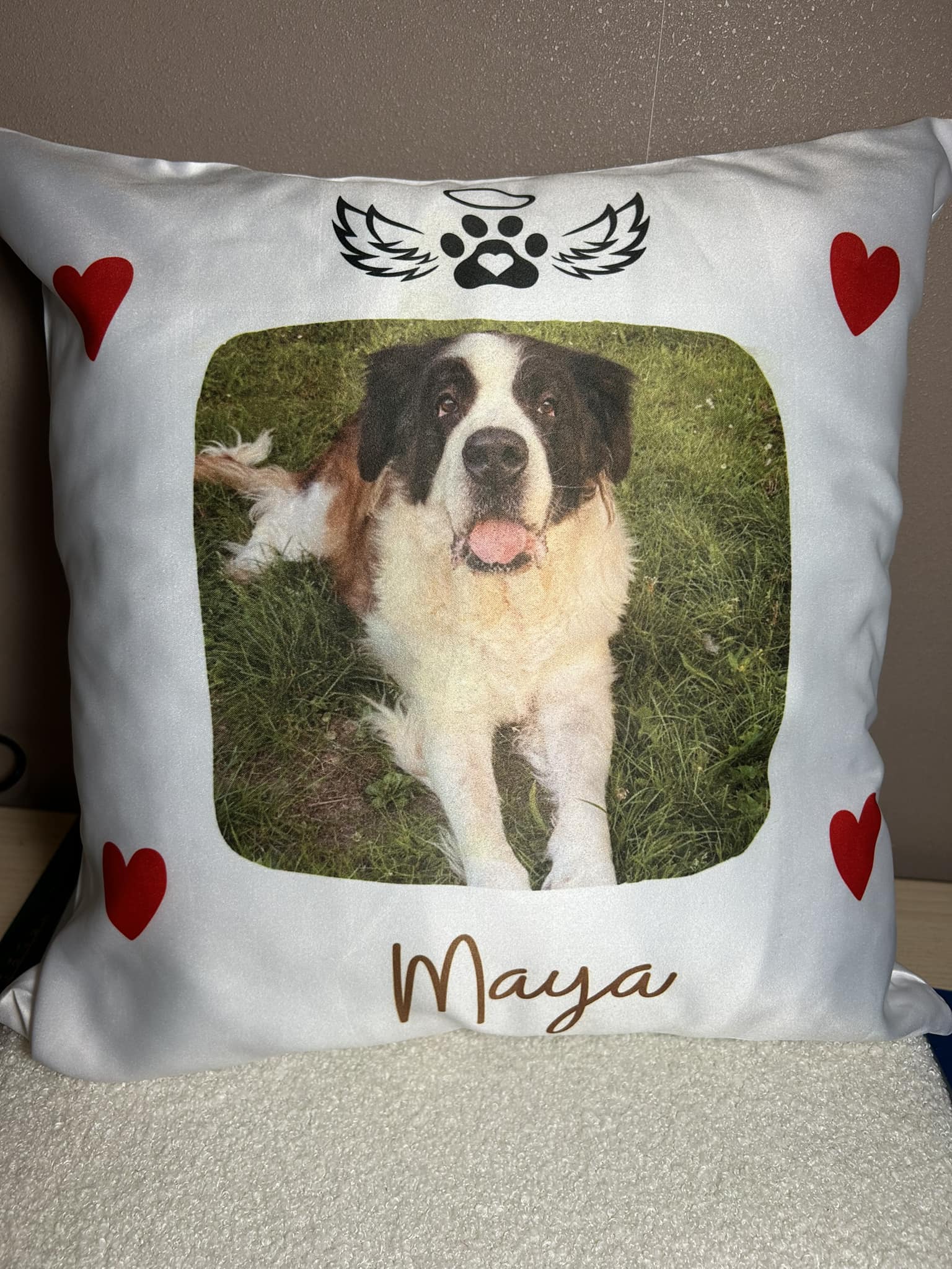 Coussin personnalisé avec photo