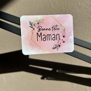 Magnet rectangulaire personnalisé texte