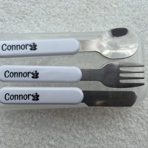 Couvert acier & polymère pour enfant