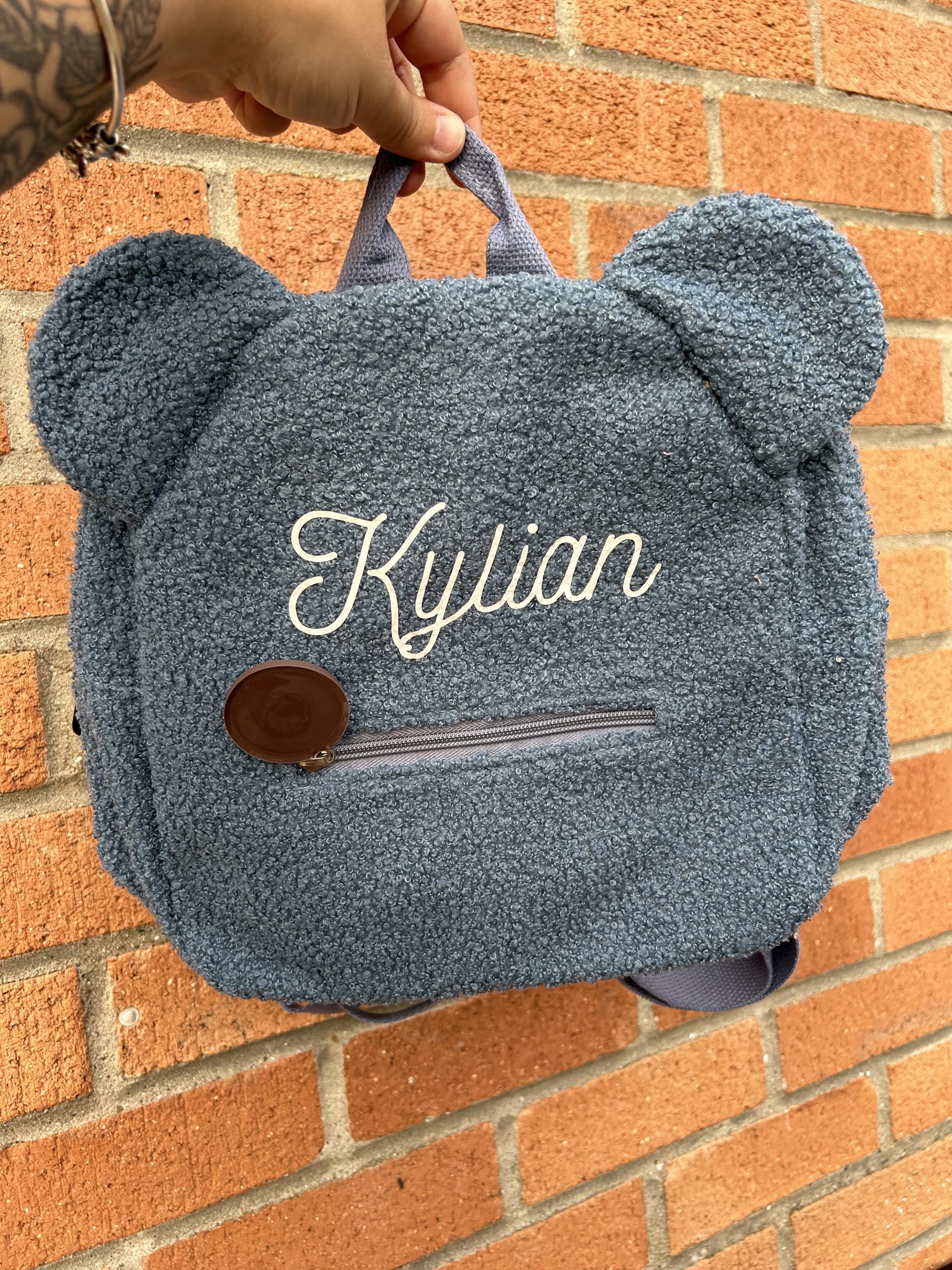 sac ourson bleu personnalisé enfants & bébés