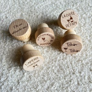 Bouchon de vin personnalisé