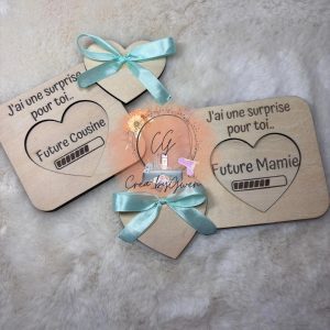 Mini puzzle message caché personnalisé