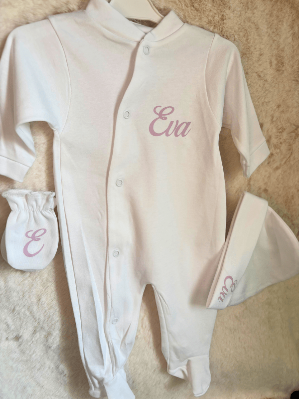 Ensemble bébé 3 pieces coton
