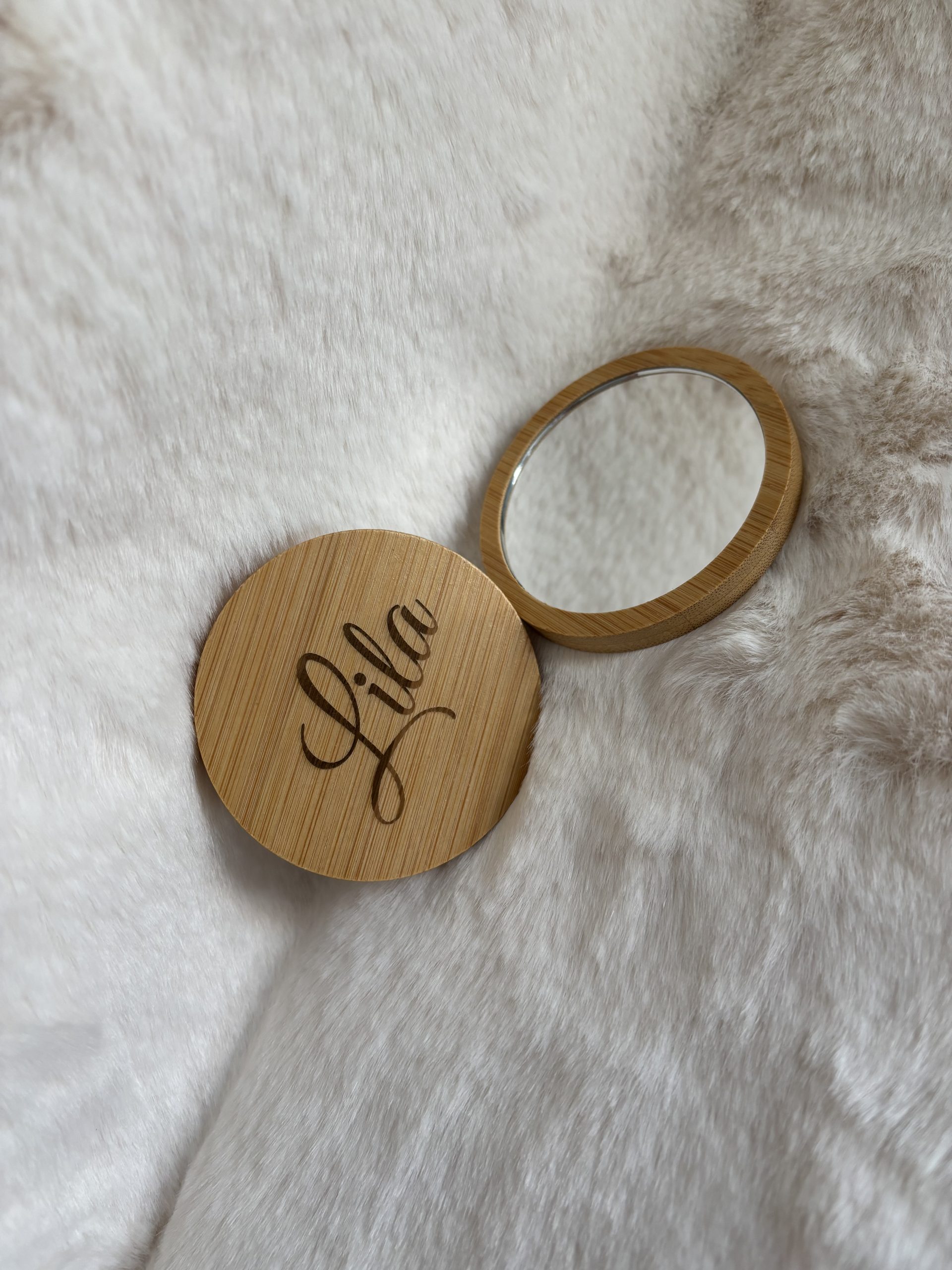 Miroir de poche personnalisé