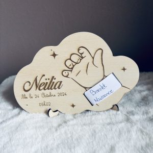Support bracelet de naissance