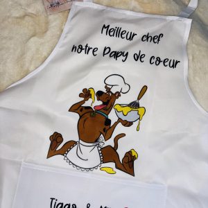 Tablier de cuisine personnalisé