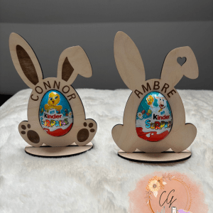 Support lapin œuf surprise