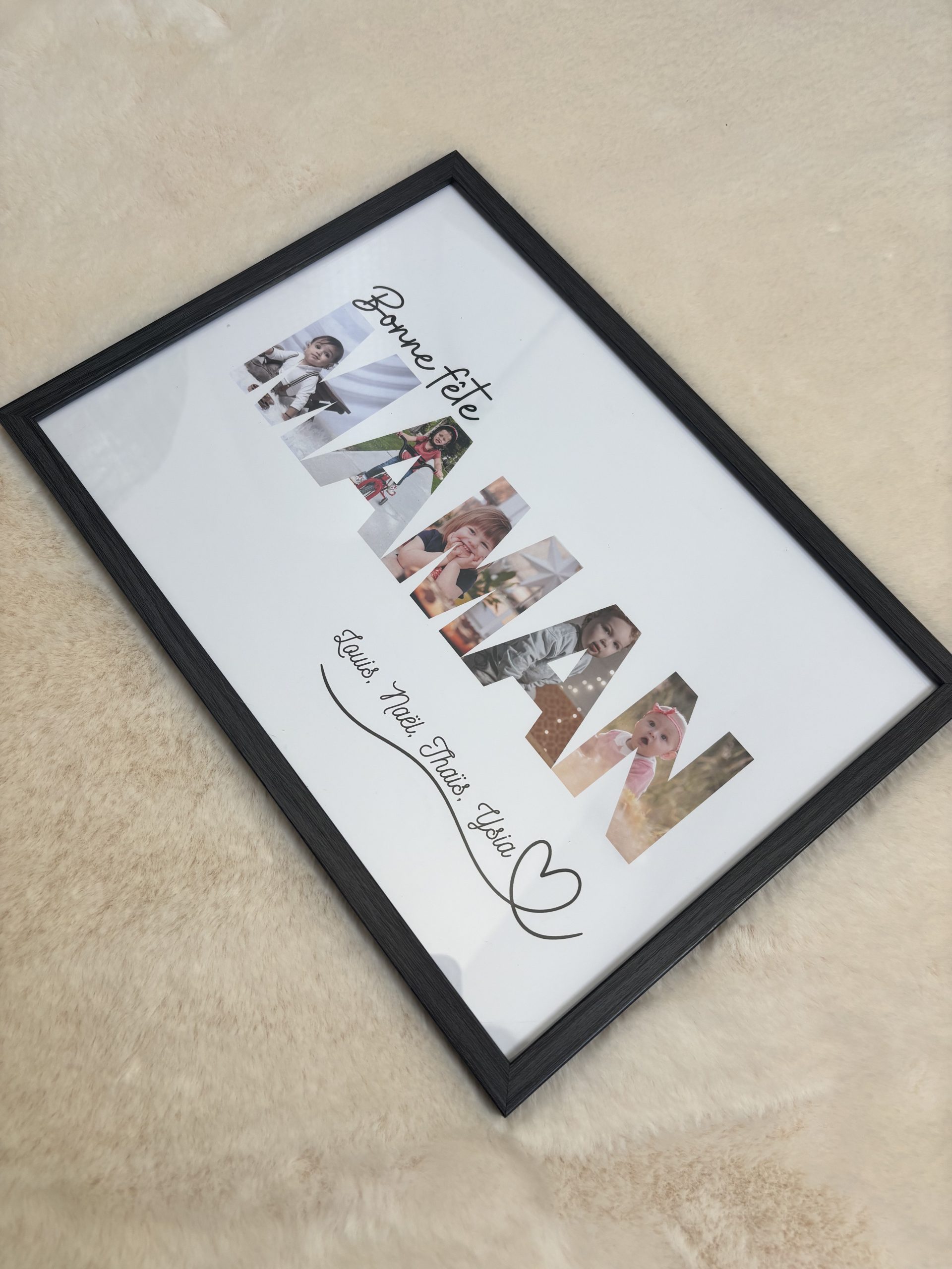 Cadre lettre photo