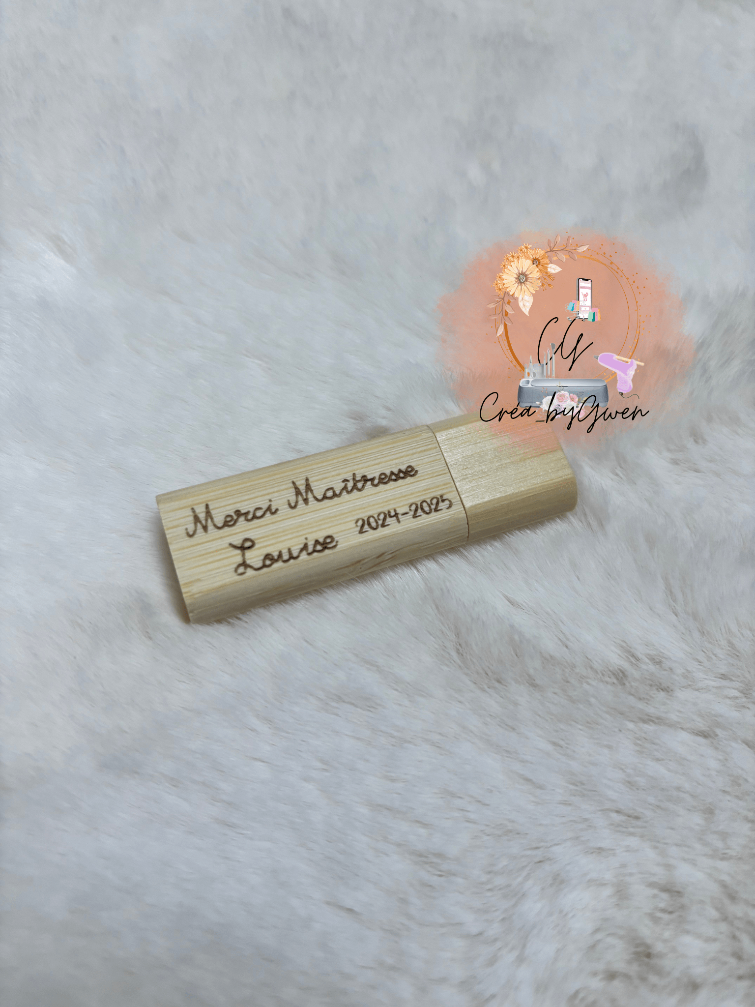 Clé usb gravée
