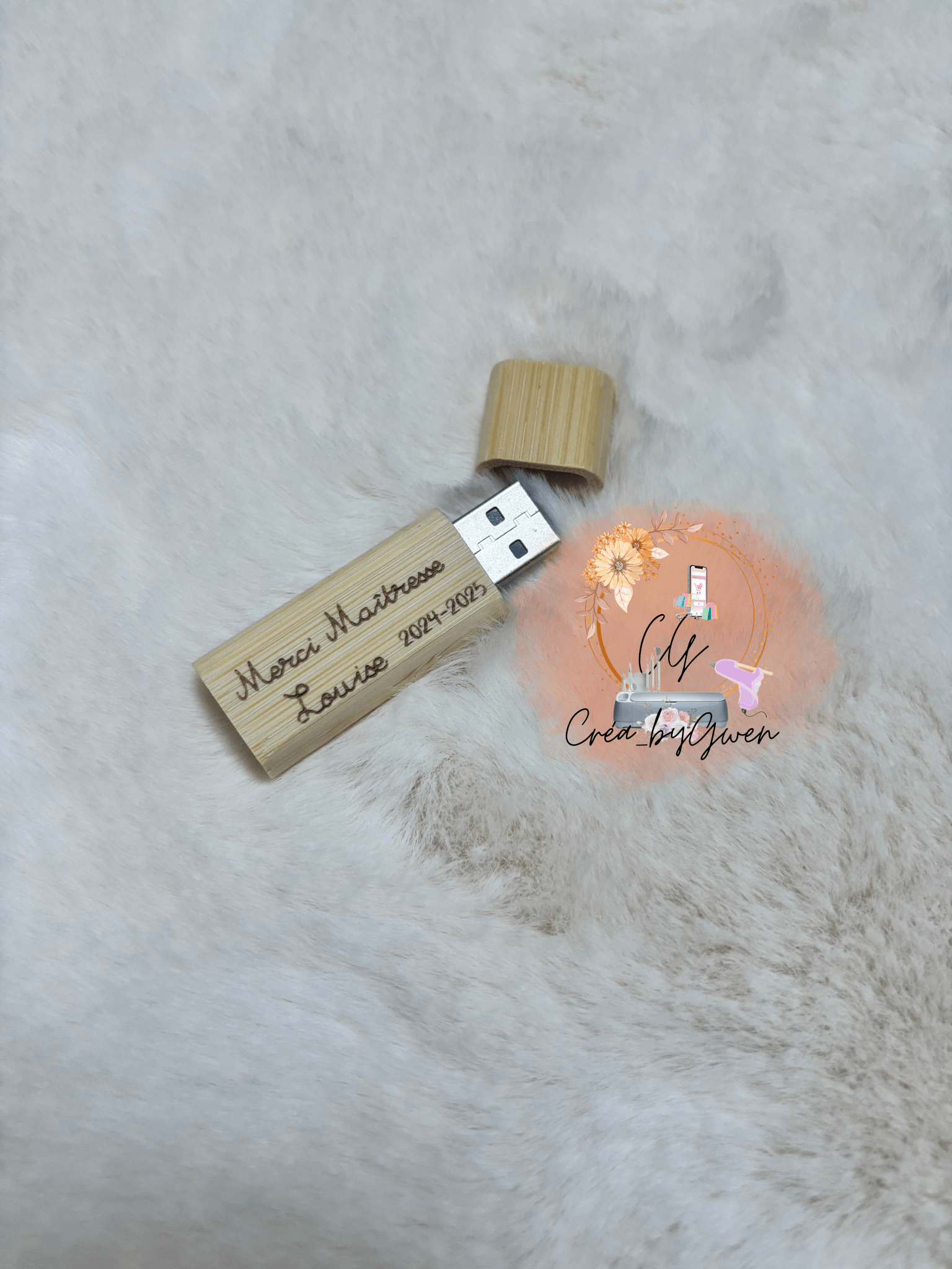 Clé usb gravée
